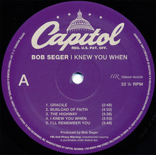 Laden Sie das Bild in den Galerie-Viewer, Bob Seger : I Knew You When  (LP, Album)
