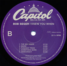 Laden Sie das Bild in den Galerie-Viewer, Bob Seger : I Knew You When  (LP, Album)
