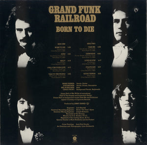 Grand Funk Railroad : Born To Die (LP, Album, Jac)