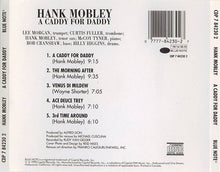 Laden Sie das Bild in den Galerie-Viewer, Hank Mobley : A Caddy For Daddy (CD, Album, RE)
