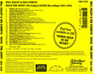 Bill Haley And His Comets : Rock The Joint, The Original ESSEX Recordings 1951-1954 (CD, Comp)