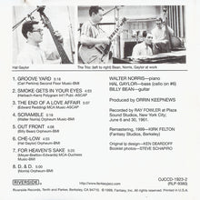 Laden Sie das Bild in den Galerie-Viewer, The Trio (10) : Billy Bean, Hal Gaylor*, Walter Norris : The Trio (CD, Album, RE, RM)
