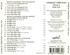 Charlie Christian : Volume 6 - 1940-1941 - Complete Edition (CD, Comp)