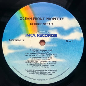 George Strait : Ocean Front Property (LP, Album, RE)