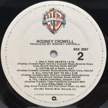 Load image into Gallery viewer, Rodney Crowell : Rodney Crowell (LP, Album)
