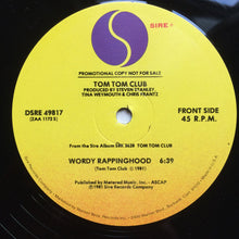 Load image into Gallery viewer, Tom Tom Club : Wordy Rappinghood (12&quot;, Promo)
