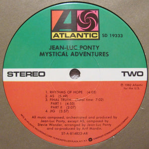 Jean-Luc Ponty : Mystical Adventures (LP, Album, AR )