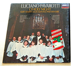 Luciano Pavarotti, National Philharmonic*, Kurt Herbert Adler : O Holy Night (LP, Album, RE)