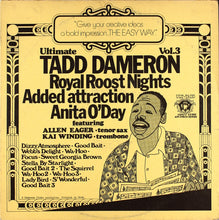 Charger l'image dans la galerie, Tadd Dameron : Ultimate Tadd Dameron Vol.3 Royal Roost Nights Added Attraction Anita O'Day (LP)
