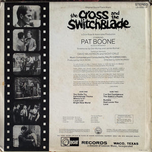 Ralph Carmichael : The Cross And The Switchblade (Original Sound Track Music) (LP, Album)