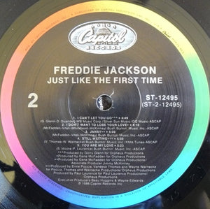Freddie Jackson : Just Like The First Time (LP, Album)