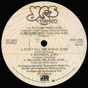 Yes : Tormato (LP, Album, Pre)