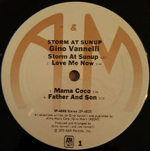 Laden Sie das Bild in den Galerie-Viewer, Gino Vannelli : Storm At Sunup (LP, Album, Ter)
