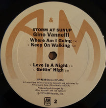 Laden Sie das Bild in den Galerie-Viewer, Gino Vannelli : Storm At Sunup (LP, Album, Ter)
