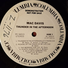 Charger l&#39;image dans la galerie, Mac Davis : Thunder In The Afternoon (LP, Album, Promo, San)
