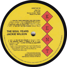 Load image into Gallery viewer, Jackie Wilson : The Soul Years (LP, Comp)
