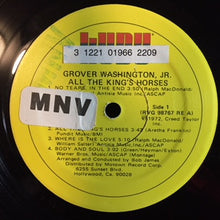 Laden Sie das Bild in den Galerie-Viewer, Grover Washington, Jr. : All The King&#39;s Horses (LP, Album)
