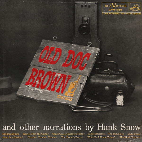 Hank Snow : Old Doc Brown (LP, Mono)