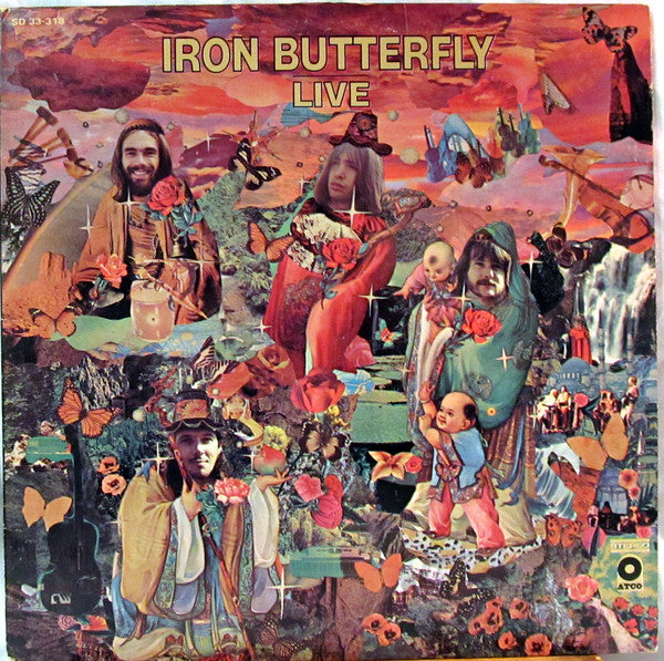 Iron Butterfly : Live (LP, Album, Club, Pre)