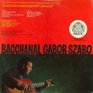 Gabor Szabo : Bacchanal (LP, Album, Gat)