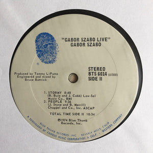 Gabor Szabo Live With Charles Lloyd : Gabor Szabo Live With Charles Lloyd (Featuring Spellbinder) (LP, Album)