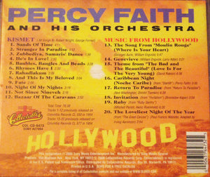 Percy Faith & His Orchestra : Kismet / Music From Hollywood (CD, Comp, Mono, RE)