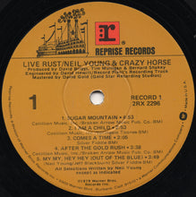 Laden Sie das Bild in den Galerie-Viewer, Neil Young &amp; Crazy Horse : Live Rust (2xLP, Album, Win)
