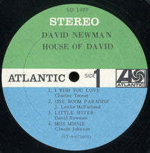Laden Sie das Bild in den Galerie-Viewer, David Newman* : House Of David (LP, Album)
