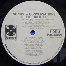 Charger l&#39;image dans la galerie, Billie Holiday : Songs &amp; Conversations (LP)
