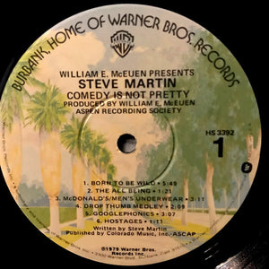 Steve Martin (2) : Comedy Is Not Pretty (LP, Album, Win)