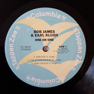 Bob James & Earl Klugh : One On One (LP, Album, Gat)