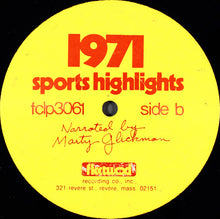Laden Sie das Bild in den Galerie-Viewer, Marty Glickman : 1971 Sports Highlights (LP)
