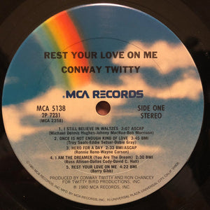 Conway Twitty : Rest Your Love On Me (LP, Album, Club)