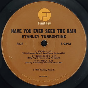 Stanley Turrentine : Have You Ever Seen The Rain (LP, Album, Gat)