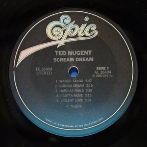 Ted Nugent : Scream Dream (LP, Album, San)