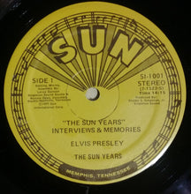 Load image into Gallery viewer, Elvis Presley : Interviews And Memories Of:  The Sun Years (LP, Album, P/Mixed)

