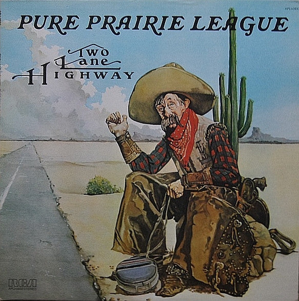 Pure Prairie League : Two Lane Highway (LP, Album, Ind)