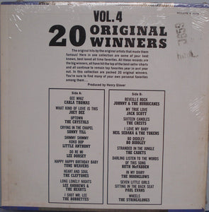 Various : 20 Original Winners - Vol. 4 (LP, Comp, RP)