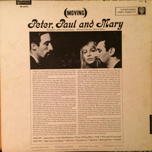 Peter, Paul And Mary* : (Moving) (LP, Album, Mono)