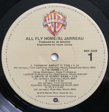 Laden Sie das Bild in den Galerie-Viewer, Al Jarreau : All Fly Home (LP, Album, Jac)
