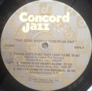 The Gene Harris Trio Plus One : The Gene Harris Trio Plus One (LP)