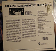 Laden Sie das Bild in den Galerie-Viewer, The Gene Harris Quartet : Listen Here! (LP, Album)
