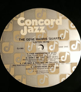 The Gene Harris Quartet : Listen Here! (LP, Album)