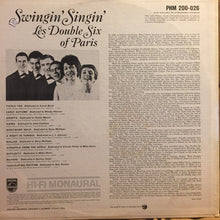 Laden Sie das Bild in den Galerie-Viewer, Double Six Of Paris* : Swingin&#39; Singin&#39;! (LP, Mono, Promo, Dee)
