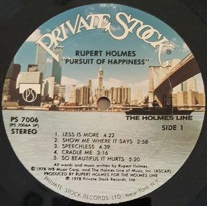 Rupert Holmes : Pursuit Of Happiness (LP, Album, Gol)