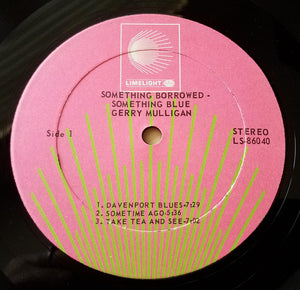 Gerry Mulligan : Something Borrowed - Something Blue (LP, Album)
