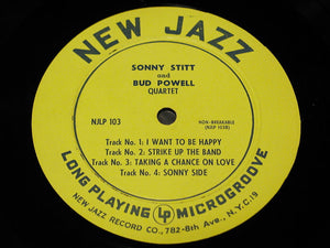 Sonny Stitt And Bud Powell : Sonny Stitt And Bud Powell Quartet (10", Album, Mono)