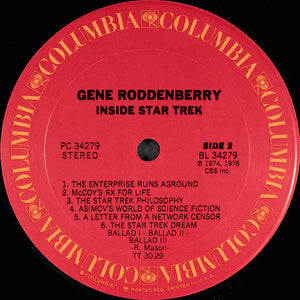 Gene Roddenberry : Inside Star Trek (LP, Album, CTH)