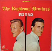 Laden Sie das Bild in den Galerie-Viewer, The Righteous Brothers : Back To Back (LP, Album, Mon)
