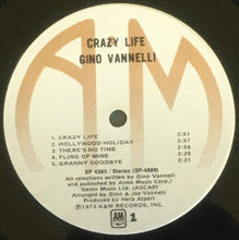 Laden Sie das Bild in den Galerie-Viewer, Gino Vannelli : Crazy Life (LP, Album, Ter)
